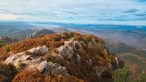 Cima del Pico Santo Domingo en Longás (Huesca)