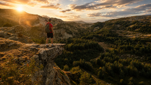 Panorámica de bajada en la ruta a los Picos de Urbión